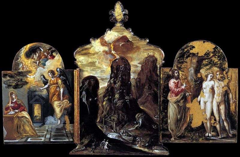 Modena Triptych by El Greco