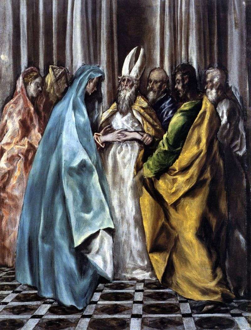Betrothal of the Mother of God by El Greco