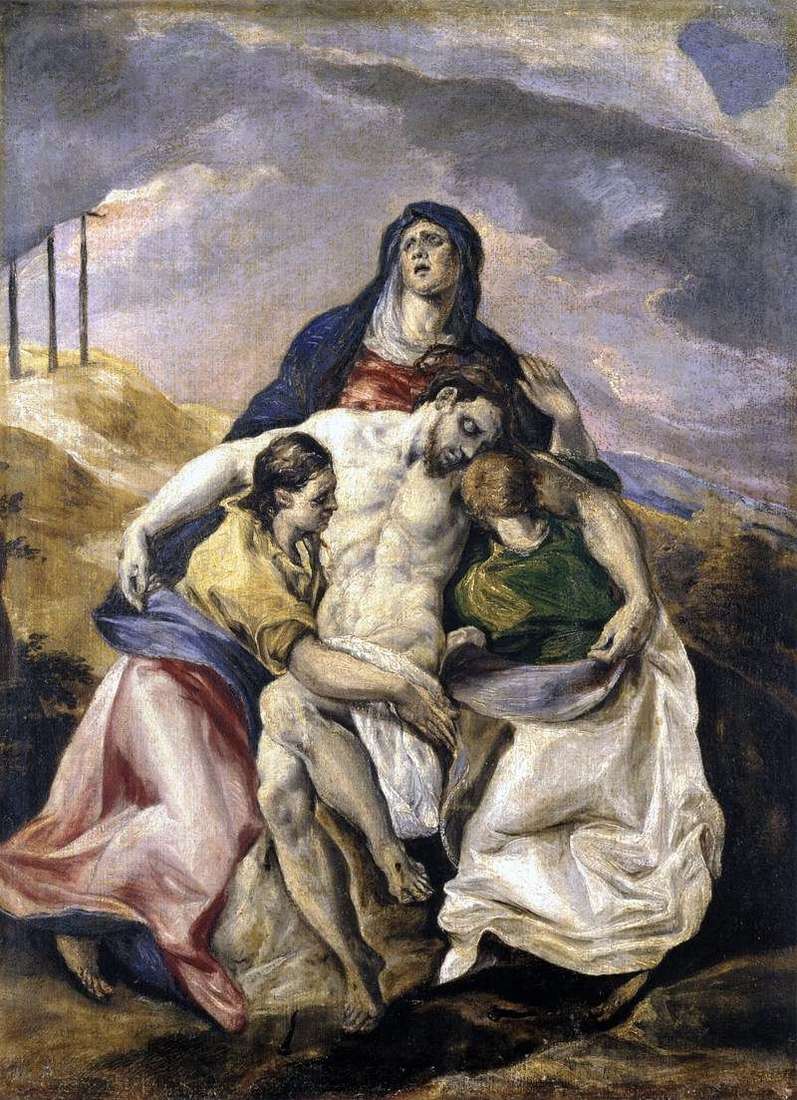 Pieta, or Lamentation of Christ by El Greco