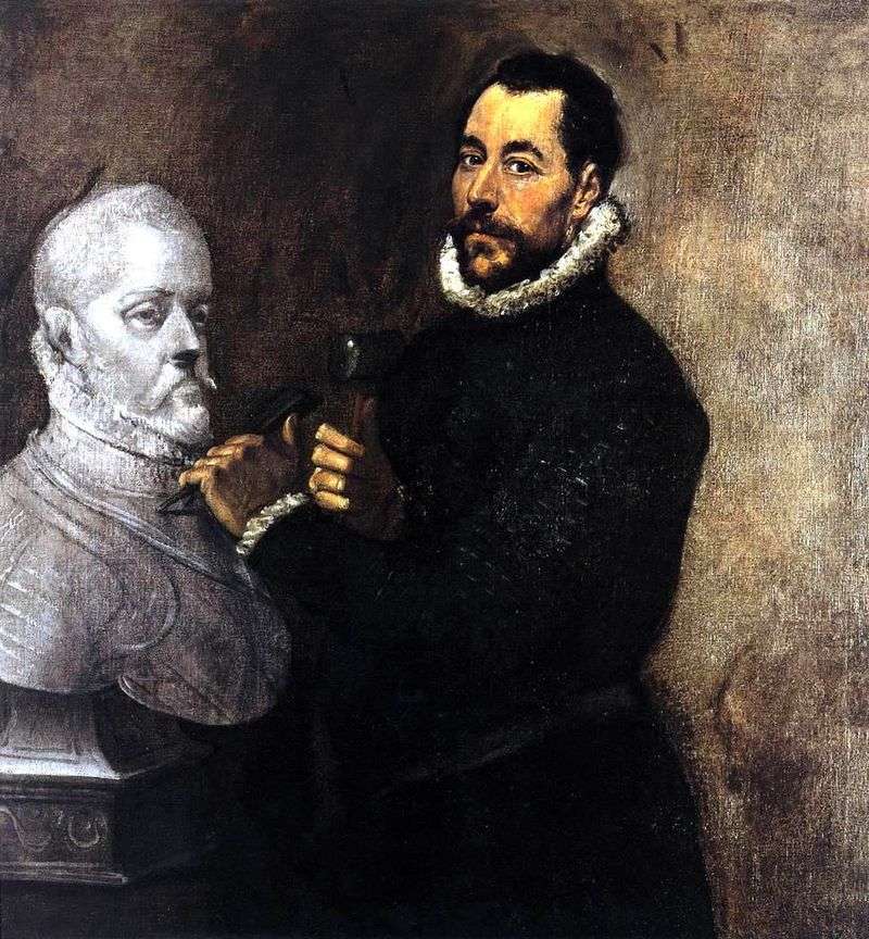 Portrait of the sculptor by El Greco