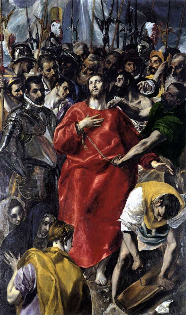 Removing clothes from Christ (Espolio) by El Greco