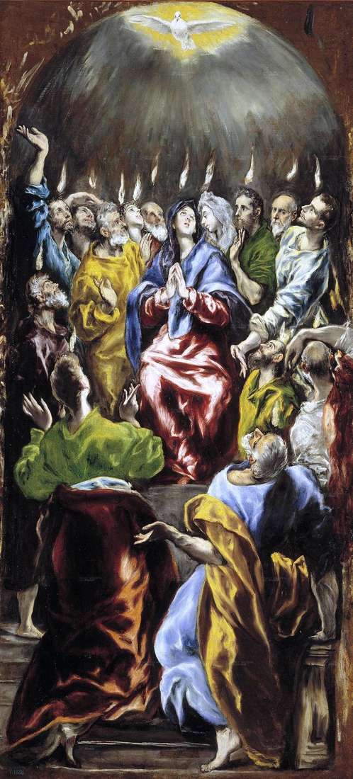 The Descent of the Holy Spirit by El Greco