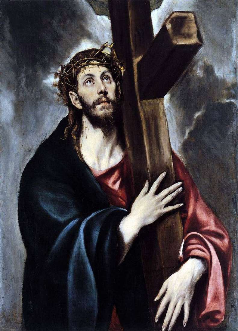 Christ carrying the cross by El Greco