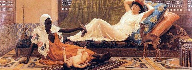 New star of the harem by Frederick Goodall