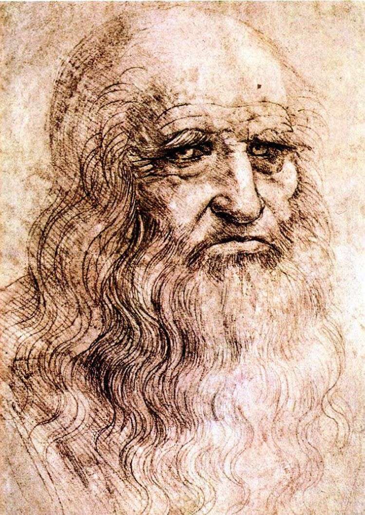 Self portrait by Leonardo Da Vinci