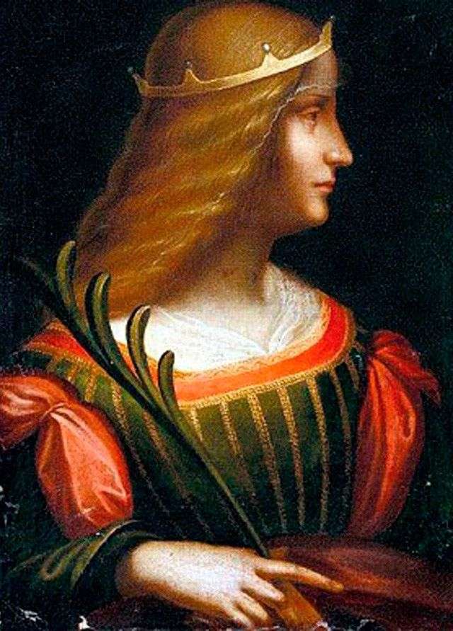 Portrait of Isabella de Este by Leonardo da Vinci