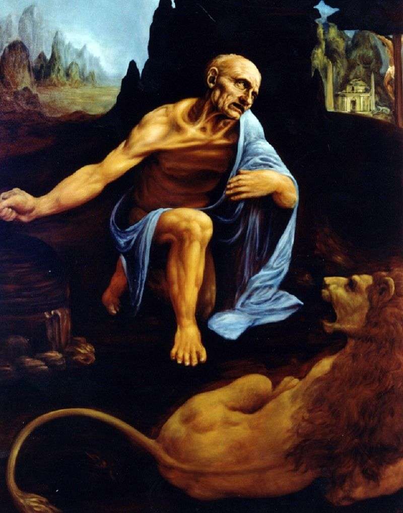 Saint Jerome by Leonardo Da Vinci