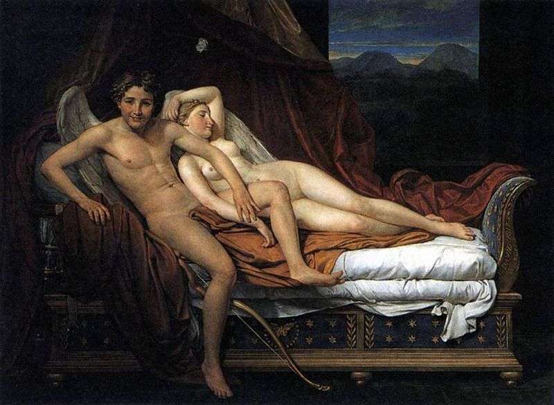 Cupid And Psyche By Jacques Louis David