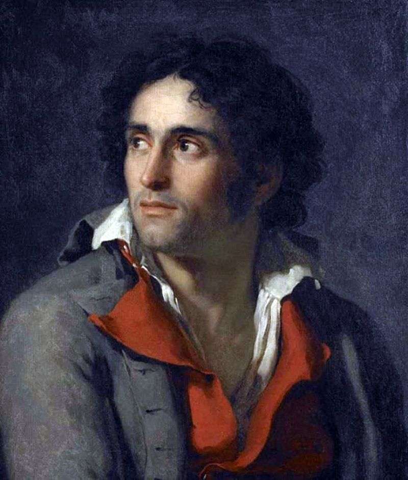 Portrait of the jailer by Jacques Louis David