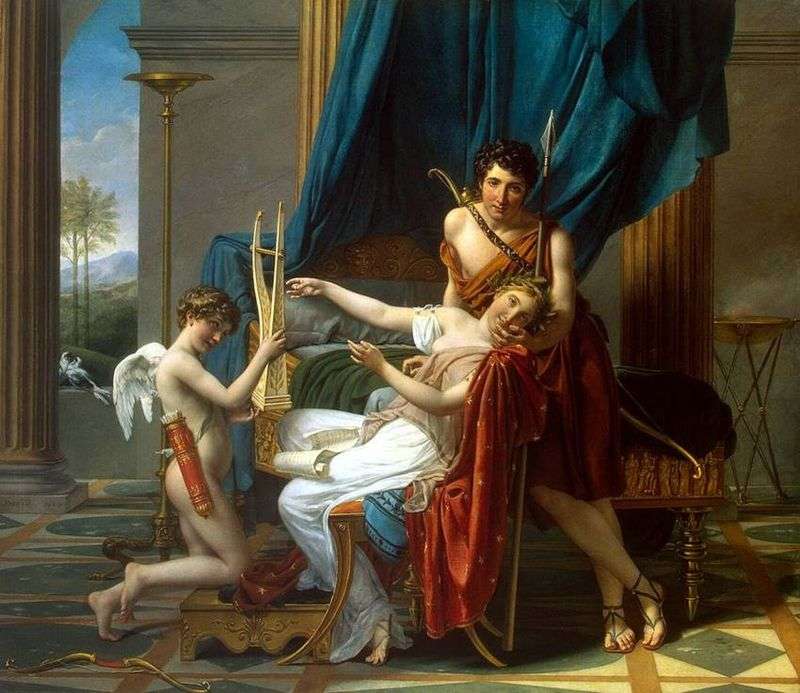 Sappho and Faon by Jacques Louis David