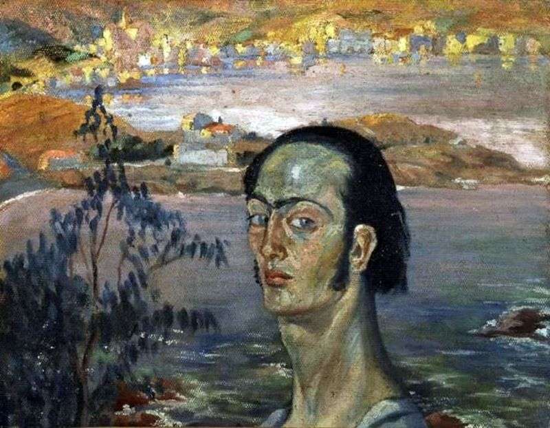 Self portrait with Raphaels neck by Salvador Dali