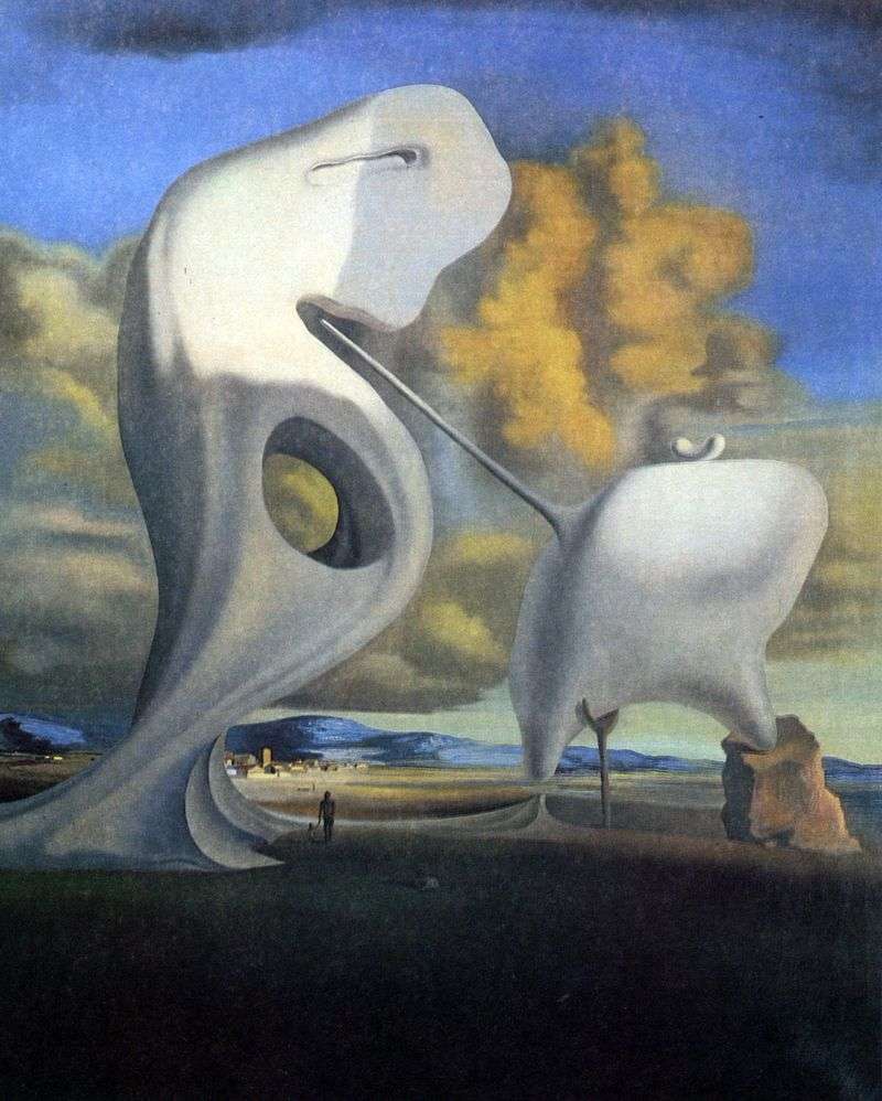Architectonic Angelus Millet by Salvador Dali