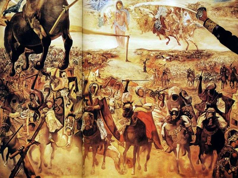 The Battle of Tetuan by Salvador Dali