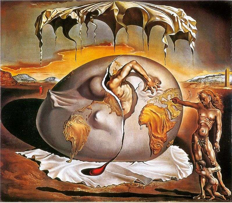 Geopolitical baby by Salvador Dali