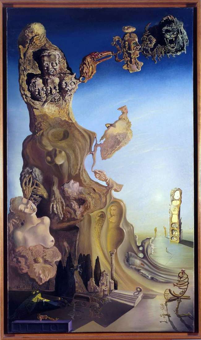 Imperial monument to the woman child by Salvador Dali