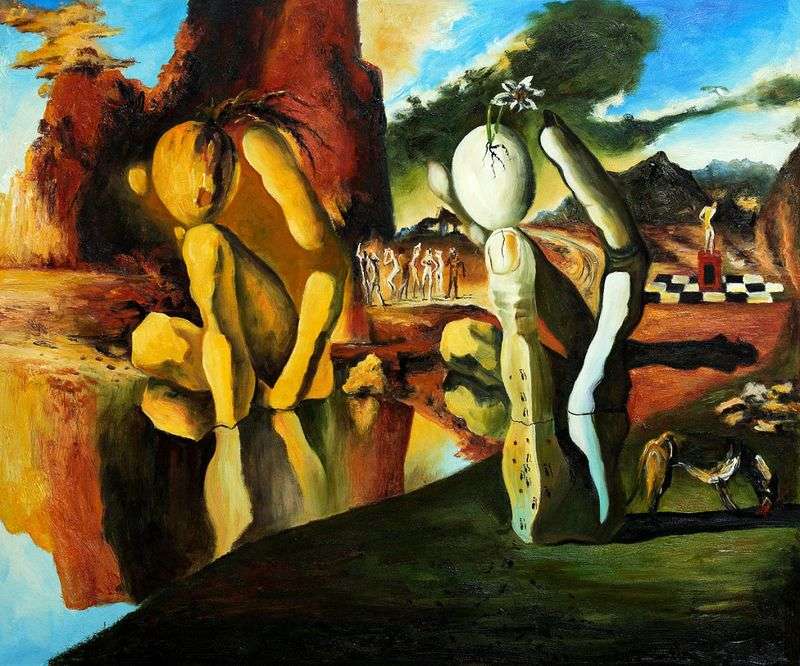 Metamorphosis of Narcissus by Salvador Dali