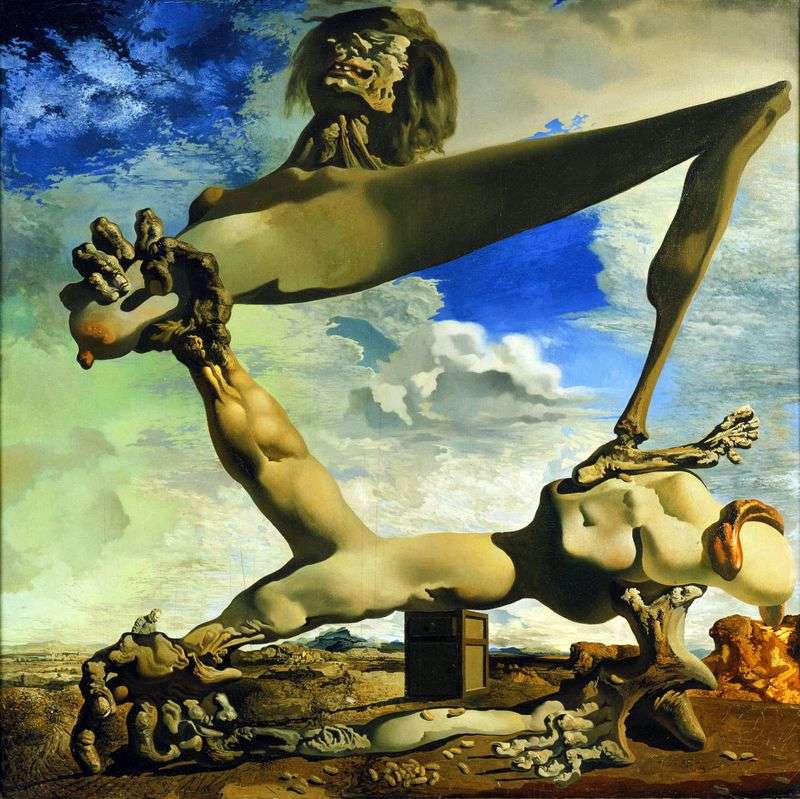 Soft construction with boiled beans: Premonition of the Civil War by Salvador Dali