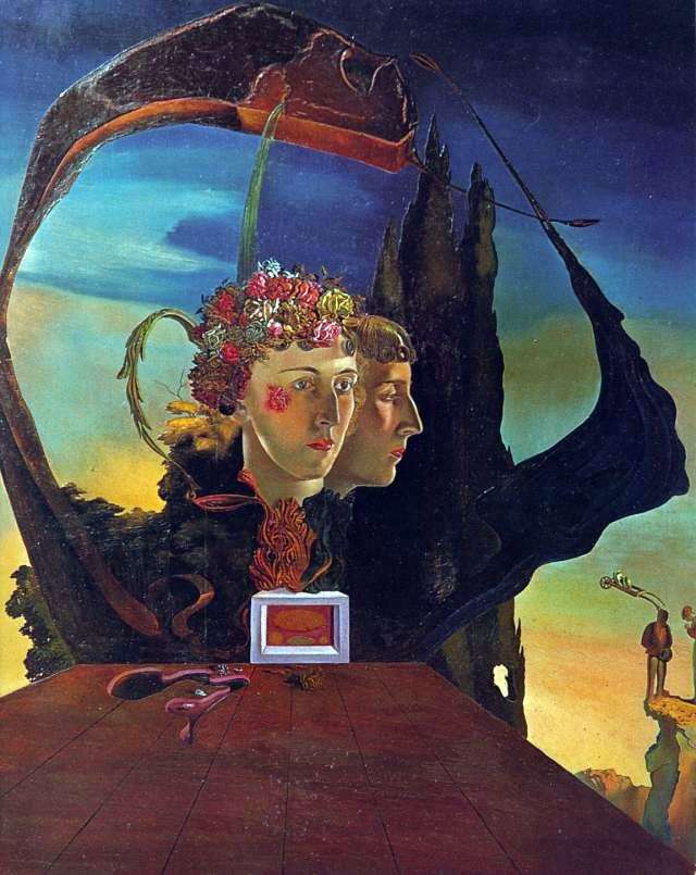 Portrait of the Viscountess Marie Laura de Noai by Salvador Dali