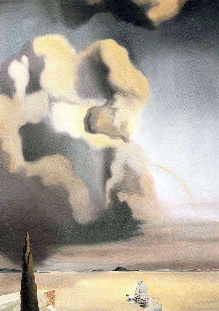 Ghost and illusion by Salvador Dali