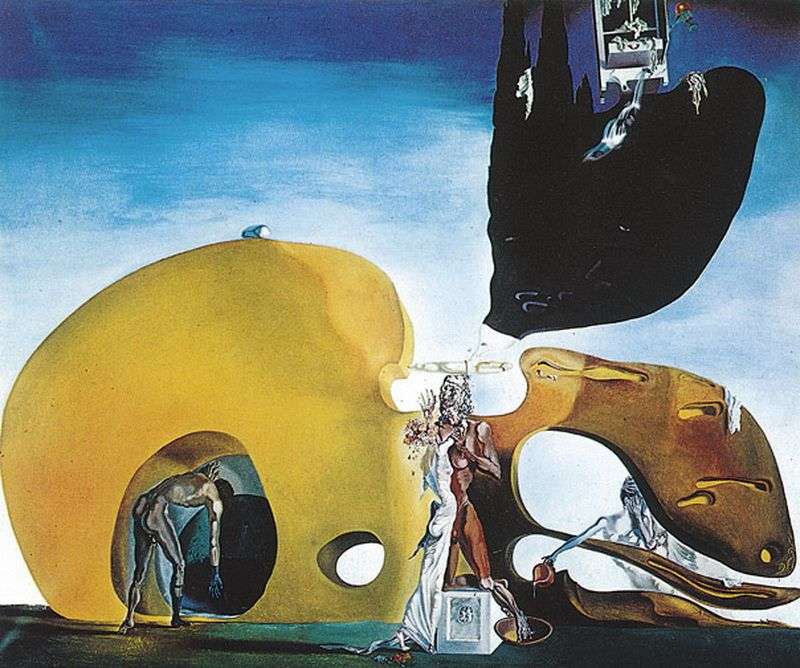 Birth of fluid desires by Salvador Dali