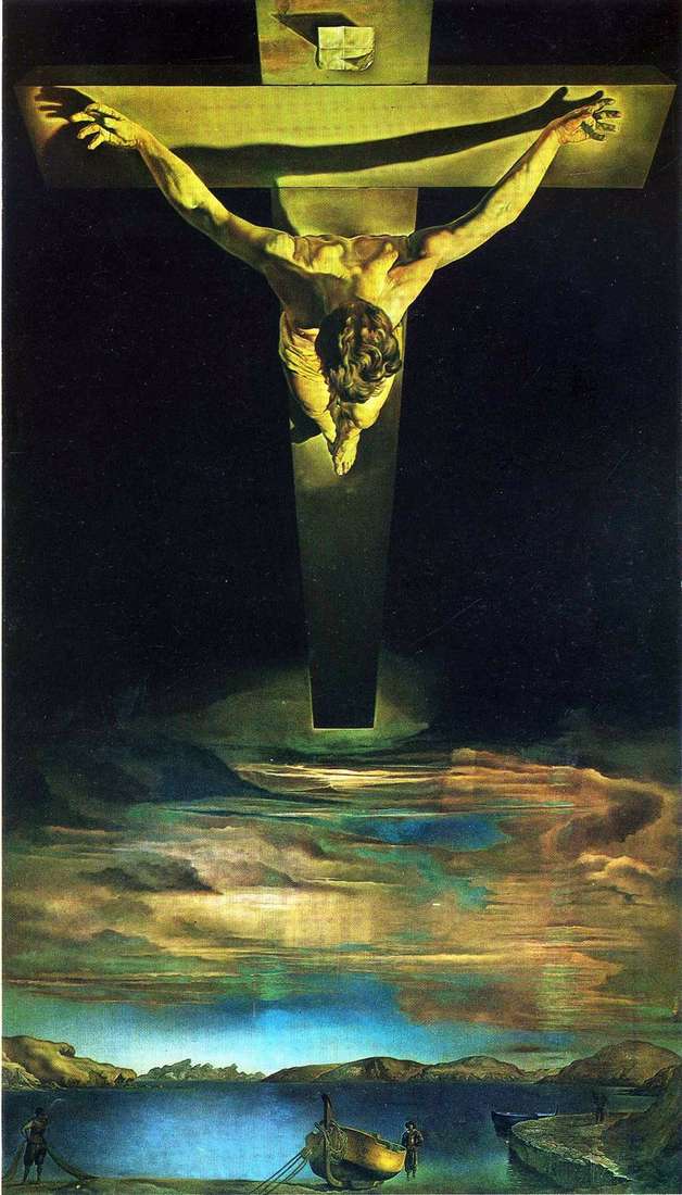 Christ of St. John Cross by Salvador Dali