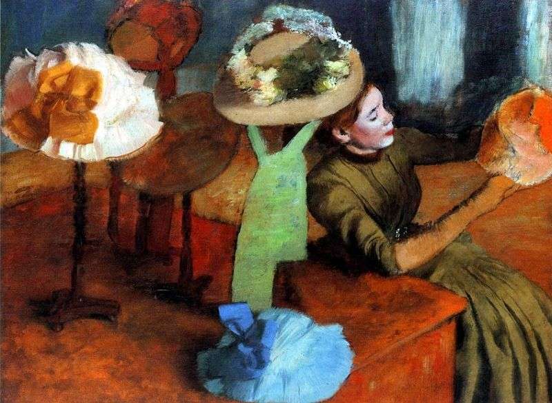 Ladys shop by Edgar Degas