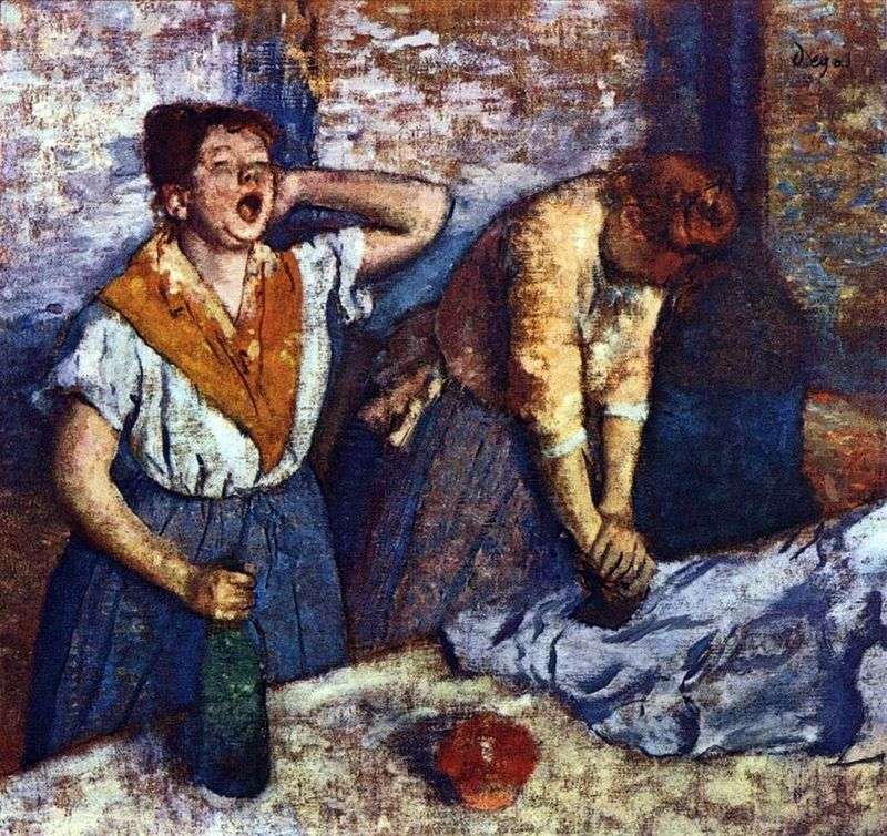 The washerwoman is Edgar Degas