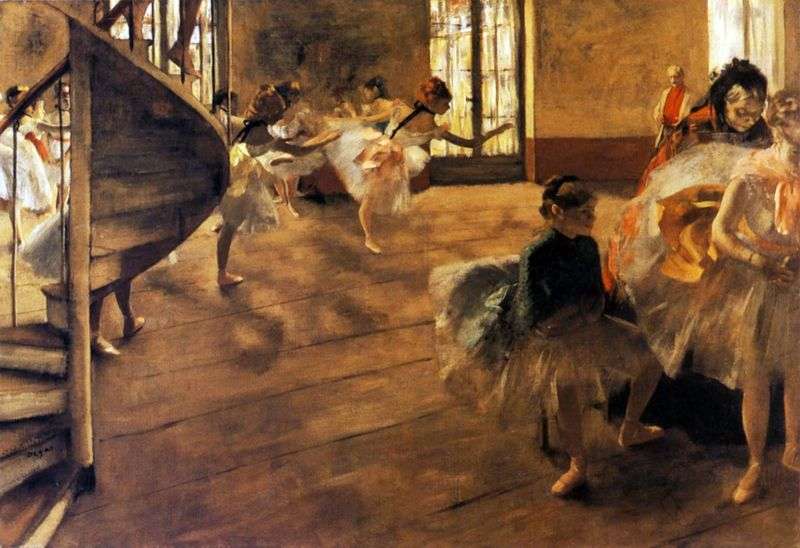 Rehearsal by Edgar Degas