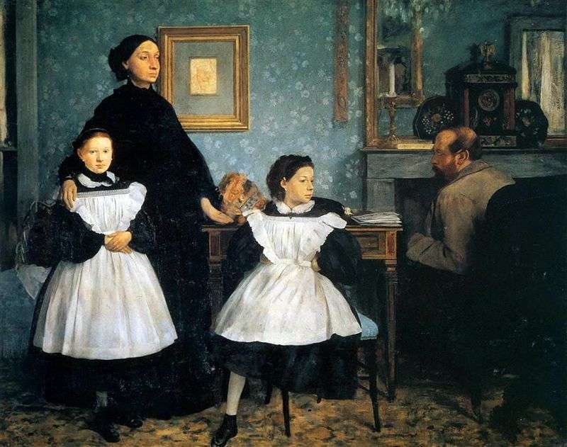 The Bellelli family by Edgar Degas