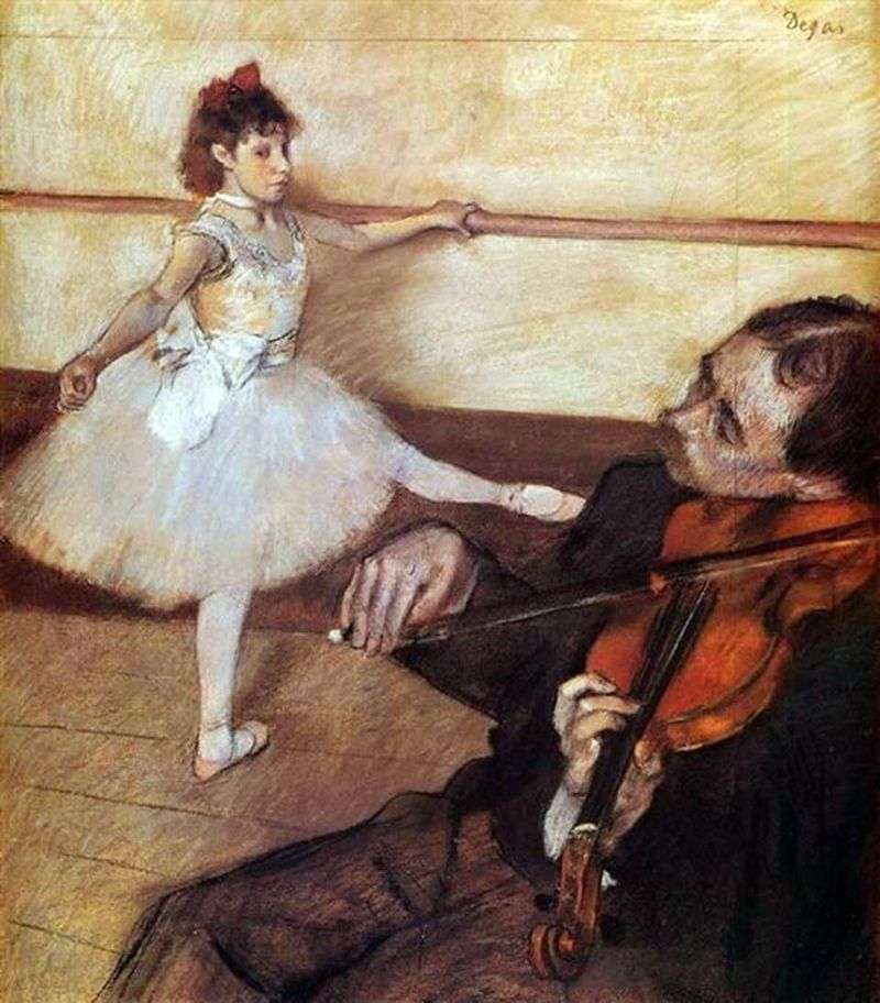 Dance lesson by Edgar Degas
