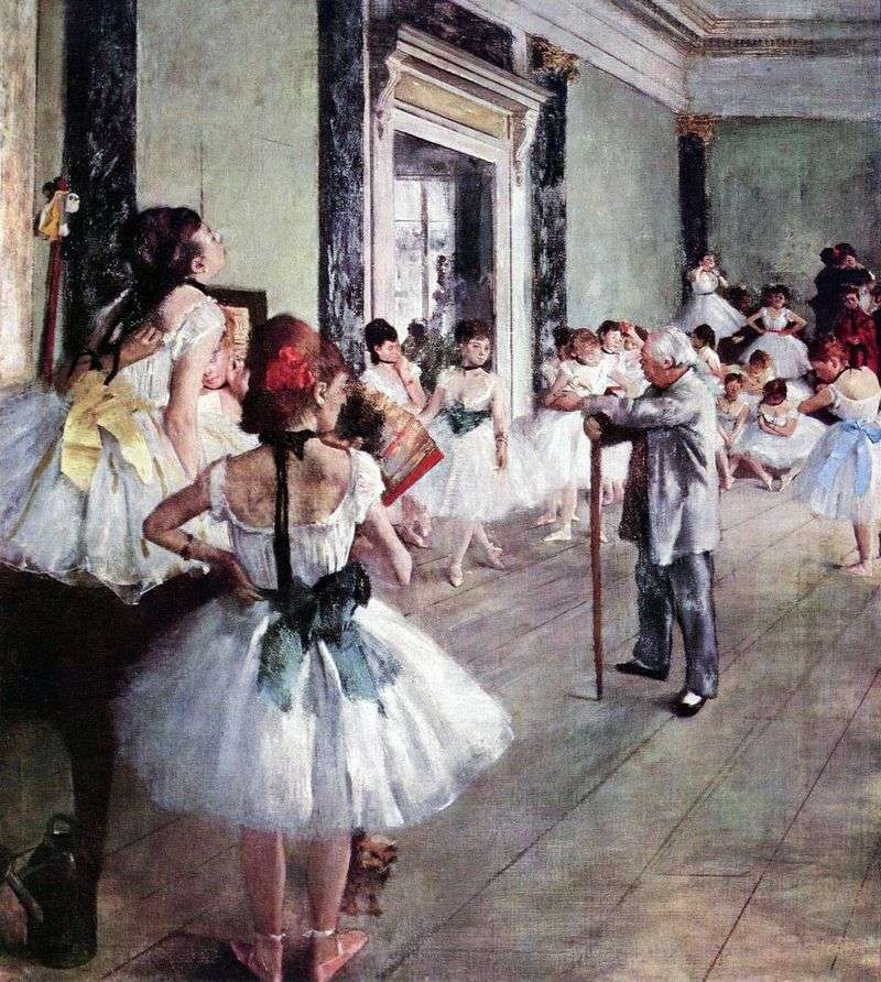 Dance class (Dance lesson) by Edgar Degas