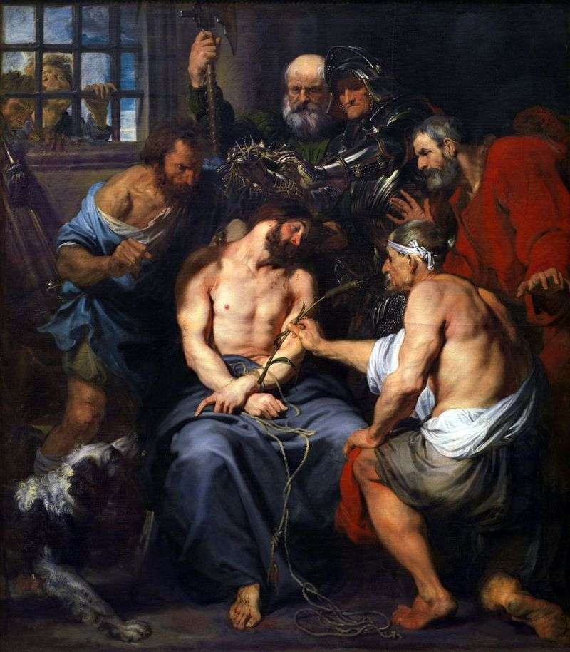 Crowning with thorns by Anthony Van Dyck