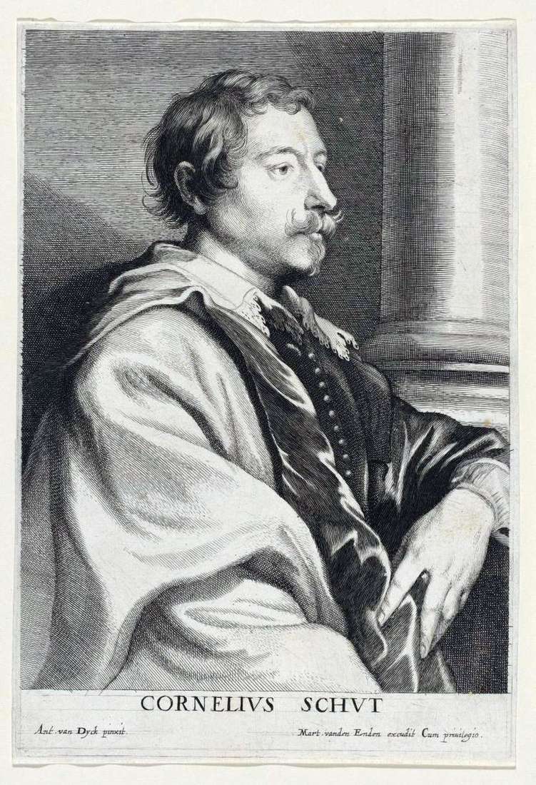 Portrait of Cornelis Shata by Anthony Van Dyck