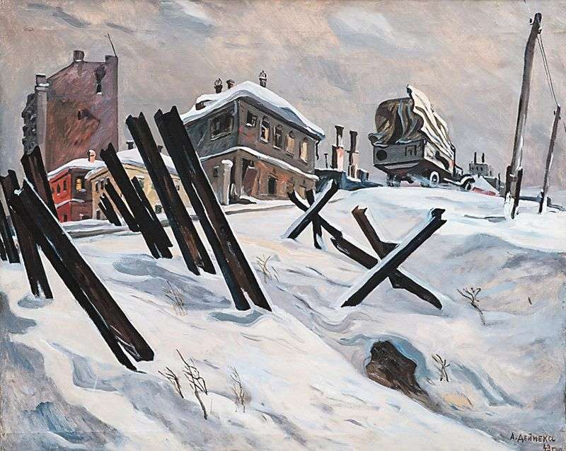 Outskirts of Moscow. November1941 by Alensandra Deineka