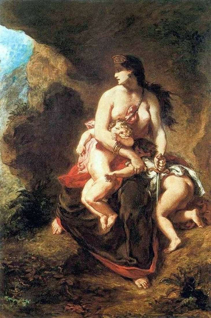 Medea by Eugene Delacroix