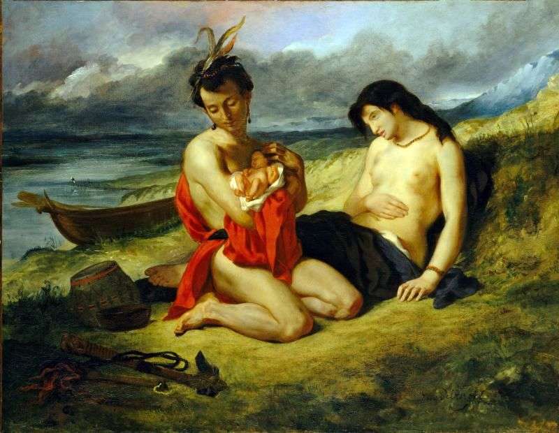 Natchez by Eugene Delacroix