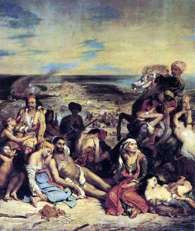 Massacre on Chios by Eugene Delacroix
