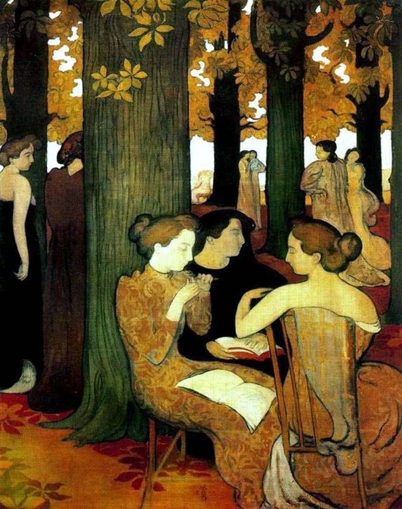 Muse in the sacred grove by Maurice Denis