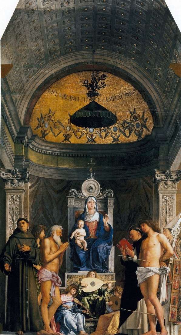 Madonna with saints by altar of San Jobbe   Jambellino