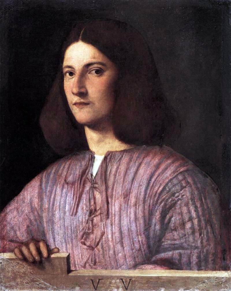 Portrait of a young man by Giorgione