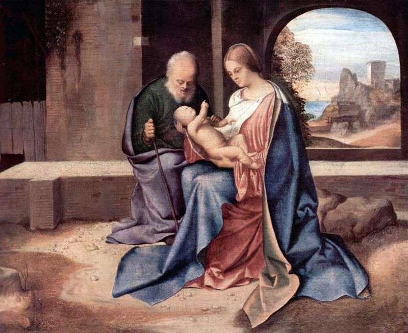 Holy Family by Giorgione