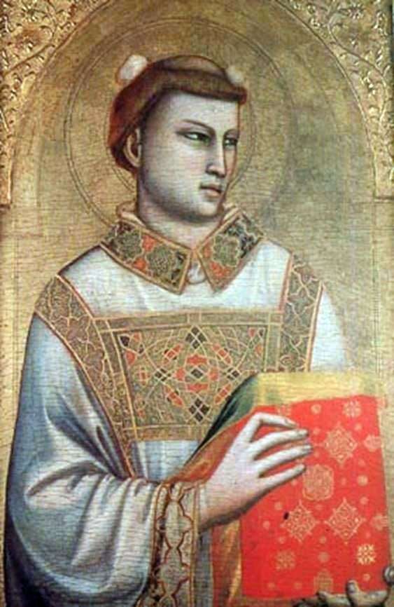 The image of St. Stephen by Giotto