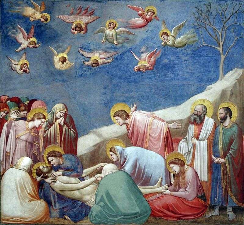 Lamentation of Christ by Giotto