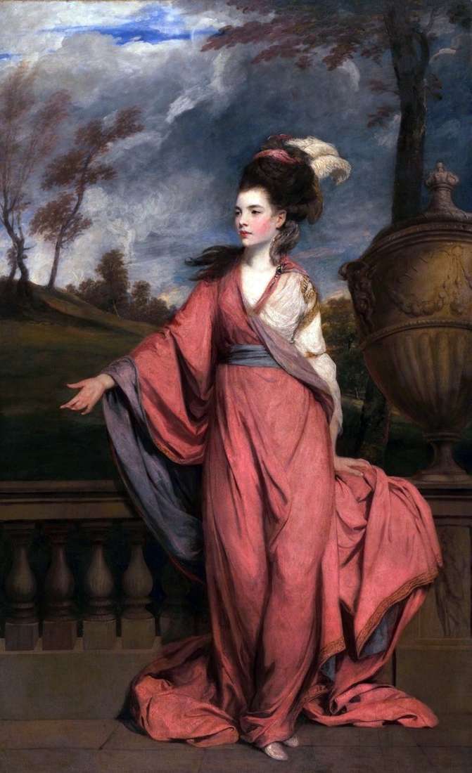 Portrait of Jane, Countess of Harrington by Reynolds Joshua