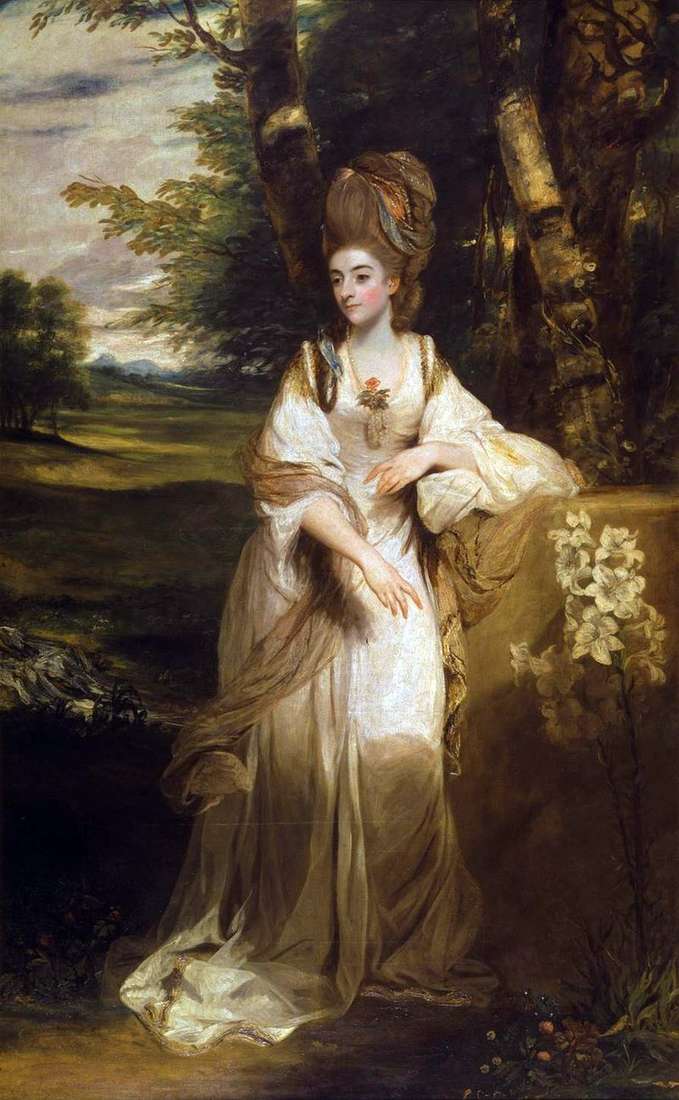 Portrait of Lady Bumpfild by Reynolds Joshua