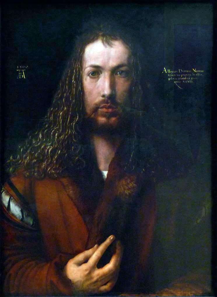Self-portrait (1500) by Albrecht Durer ️ - Dürer Albrecht