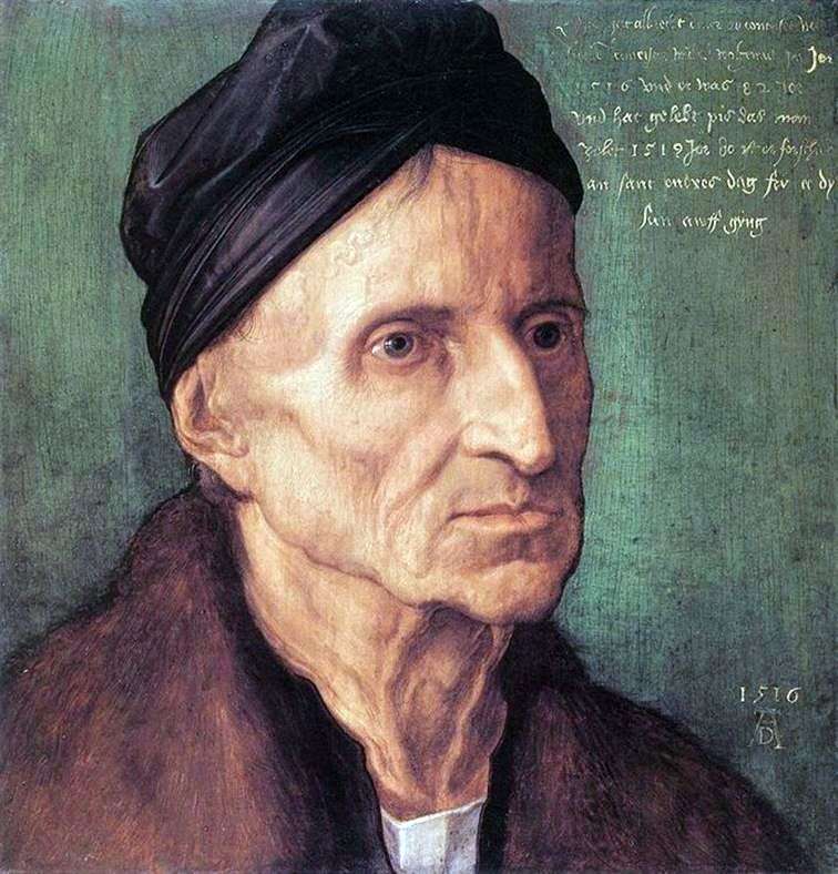 Portrait of Michael Wolgemut by Albrecht Durer