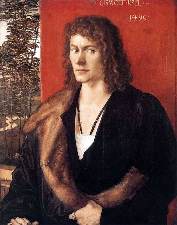 Portrait of Oswald Krell by Albrecht Durer