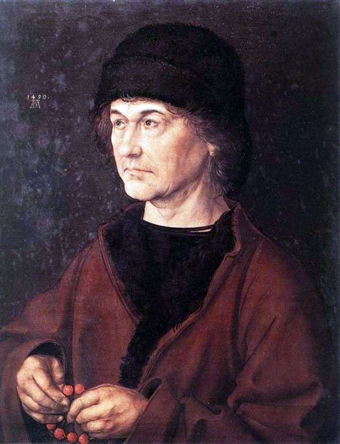 Portrait of the artists father by Albrecht Durer