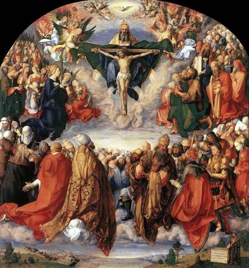 Feast of All Saints by Albrecht Durer